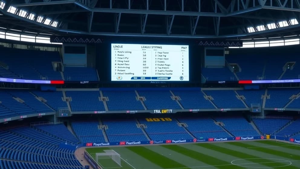 Poängställning i Deportivo La Coruña