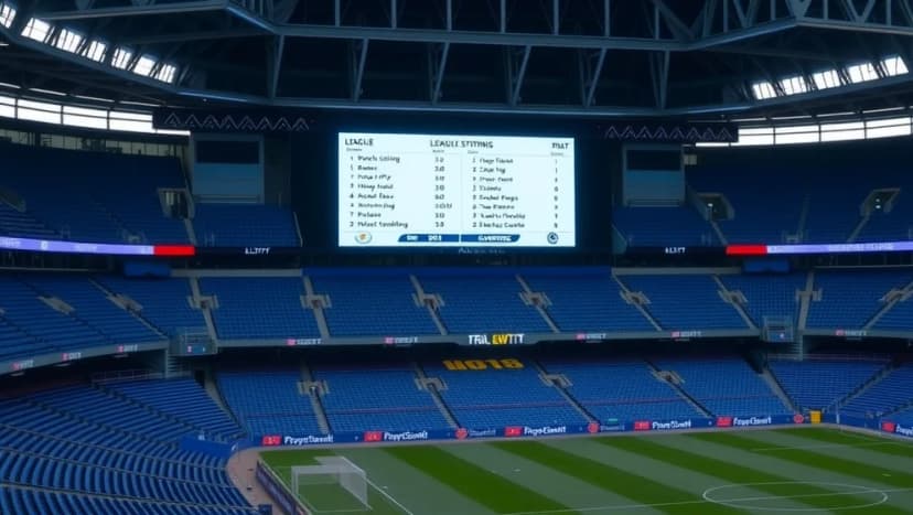 Poängställning i Deportivo La Coruña